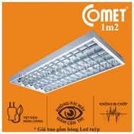 Bộ máng đèn Led lắp nổi 1m2 3x18W CSR312 Comet
