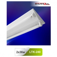 Máng đèn công nghiệp T8 LTK-240 Duhal