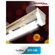 Máng đèn siêu mỏng inox DTI 140 Duhal